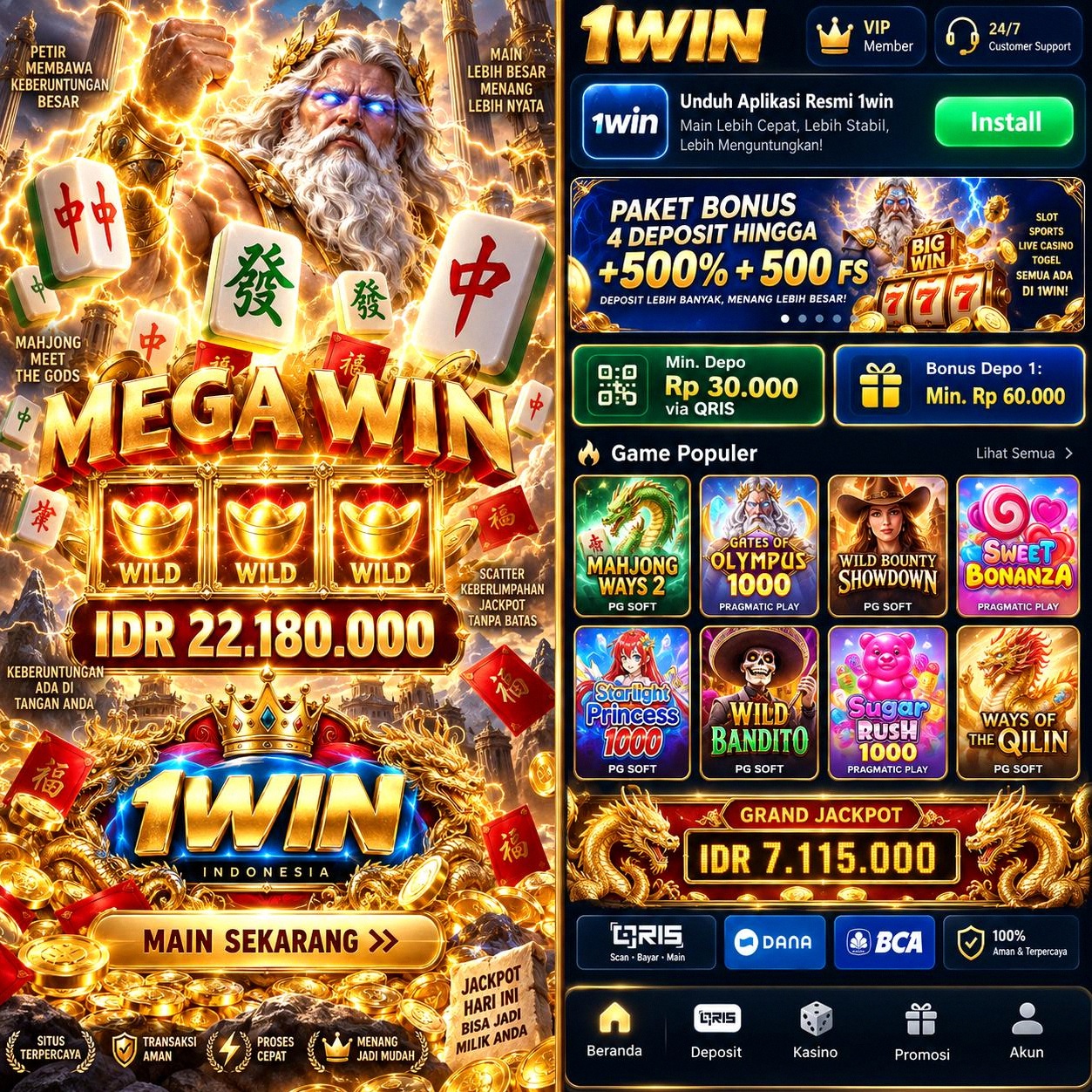 1WIN - Login Akun 1win Mudah Aman Terbaru Aman